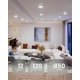 thumbnail image 2 of Luces de disco LED Sunco Lighting paquete de 24, 15 cm, regulables, 2 of 7