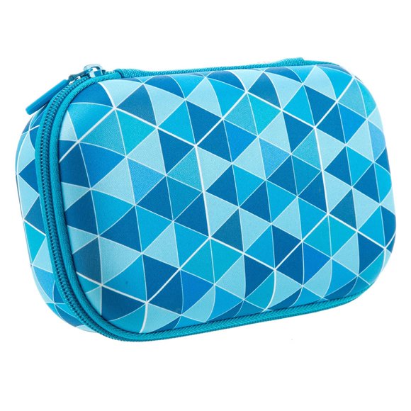 Estuche ZIPIT azul 21 x 13 x 7 cm estilo estético