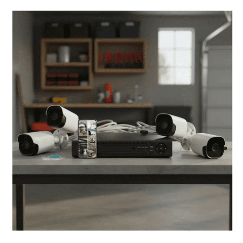 Genérico - Kit 4 Camara Ip67 Yl-806B Profesional De Seguridad