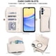 thumbnail image 4 of Para Samsung Galaxy A15 4G / 5G [Bloqueo RFID] Multifuncional 2 en 1 Funda Tipo Billetera de Cuero PU Suave con Tapa Magnética, Múltiples Ranuras para Tarjetas, Bolsillo con Cierre, con Correa de, 4 of 8