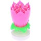 thumbnail image 4 of 4 velas musicales de cumpleaños con diseño de flor de loto para decoración de tartas y fiestas de cumpleaños., 4 of 7