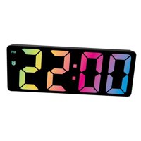 Bothyi - Despertador Colorido Mesa De Números Grandes Mesita De Noche Personas Mayores Atenuador Batería Stylec