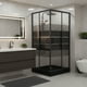 thumbnail image 4 of Shower Door Style Recto Negro 90x90x198 Cm (incluye Receptáculo), 4 of 7