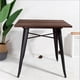 thumbnail image 4 of Mesa Cuadrada Industrial Tolix 80x80 | Hogar o Negocio| Acero y Madera, 4 of 4