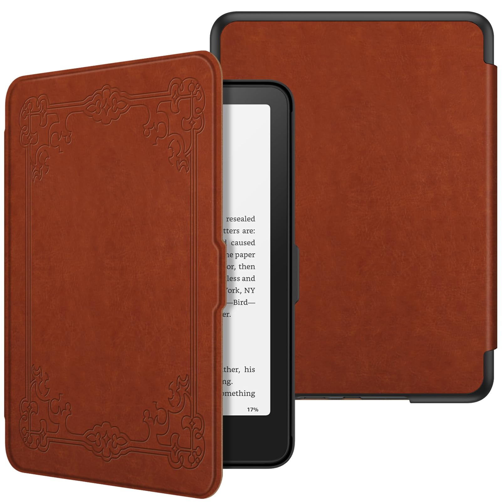 Funda Fintie Para Kindle Paperwhite 12ª Generación (2024), Color Marrón Vintage