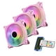 thumbnail image 3 of Ventilador 6Pin Silencioso 33CFM Alto Para Computadora De Escritorio PC Chasis Rosa, 3 of 5
