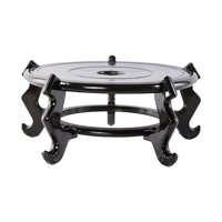 Magideal - Soporte De Madera Para Exhibición De Maceta, Taburete Para Plantas, Estante Para Jarrón De Estilo Oriental, Base Para Maceta Para Decoración Interior Diámetro 28Cm