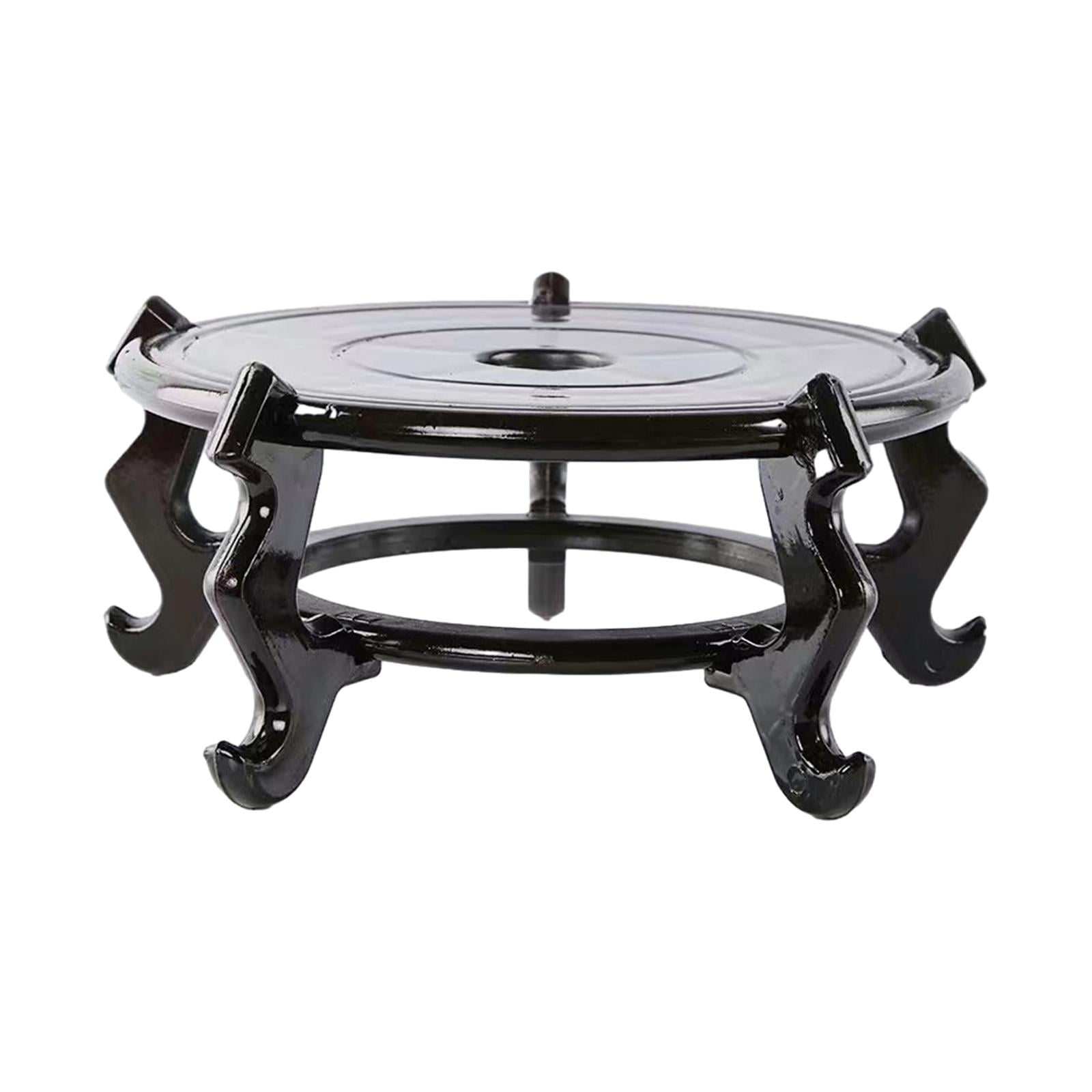 Magideal - Soporte De Madera Para Exhibición De Maceta, Taburete Para Plantas, Estante Para Jarrón De Estilo Oriental, Base Para Maceta Para Decoración Interior Diámetro 28cm