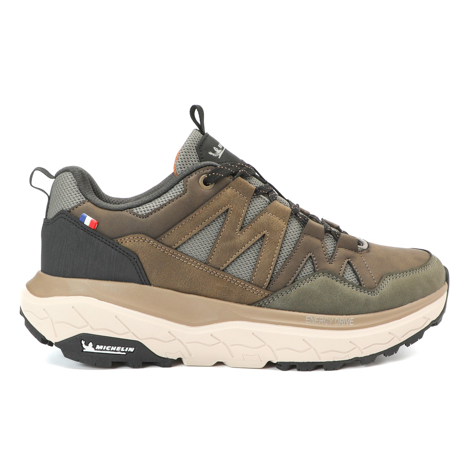 Michelin Footwear - Zapatilla Trail Running Hombre Color Gris Oscuro Y Azul Michelin Aw10