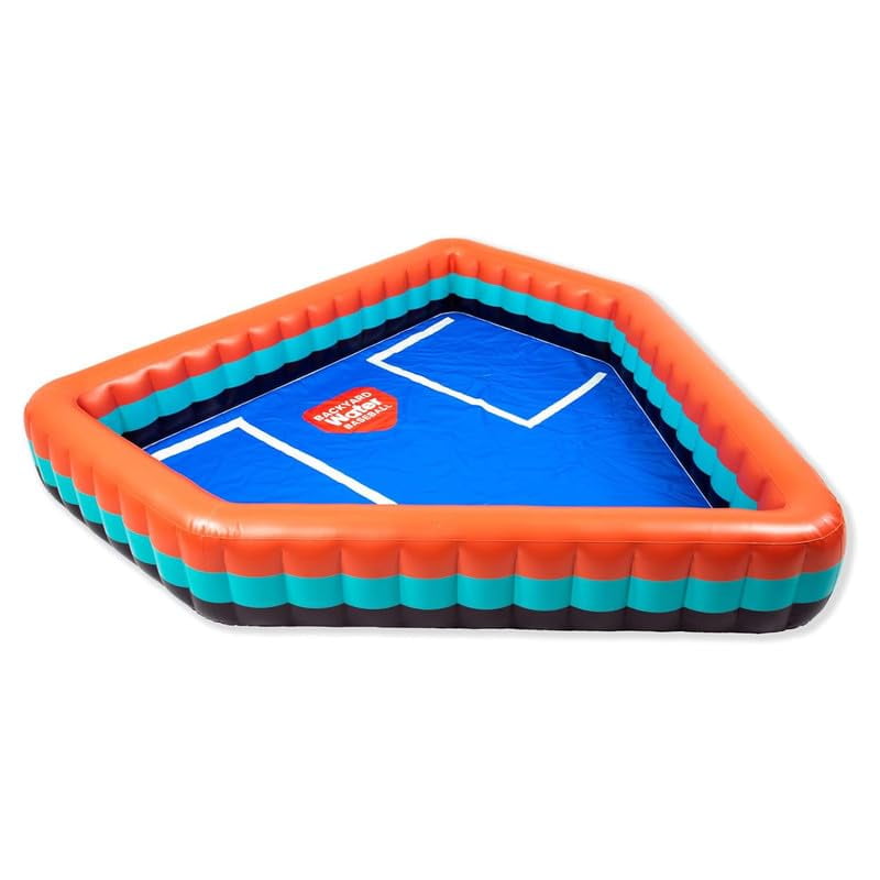 Backyard Water Baseball - Placa Inflable De Béisbol Acuático Para Piscina, Patio Trasero, Con Bomba