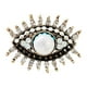 thumbnail image 3 of Ojo Del Diablo Broche Señora Traje Creativo Pin Para Sombreros Suéteres Trajes Blanco, 3 of 3