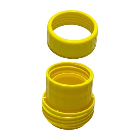 Magideal - Anillos De Fijación Superior E Inferior Del Dispensador De Reemplace La Parte De La Botella De Condimento Resistente A Las Fugas Para Las Salsas