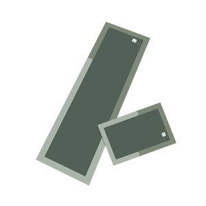 Magideal - 2X Tapetes De Cocina Juego De Alfombras Alfombras De Baño Absorbente De Agua Diatomeas Barro Rectángulo Antifatiga Estera De Pie Inodoro Bañera Estera Verde