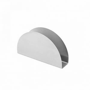 Imahe - Servilletero Media Luna Acero Inox 17 X 10 Cm.