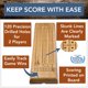 thumbnail image 2 of Juego de tablas de cribbage WE Games Classic de madera maciza de 2 pistas, 2 of 9