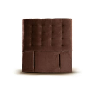 Latam Home - Respaldo Napoles Tela Chocolate 2 Pza