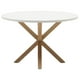 thumbnail image 3 of Mesa Redonda Equiz Blanca 120cm | Comedor u Oficina, 3 of 9