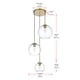 thumbnail image 3 of Lámpara Colgante Elegant Lighting Baxter de 3 Luces en Latón 110V, 3 of 9