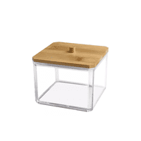 Genérico - Caja Organizadora De Cosméticos Acrílico Con Tapa Transparente, Color Transparente