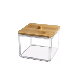 Genérico - Caja Organizadora De Cosméticos Acrílico Con Tapa Transparente, Color Transparente