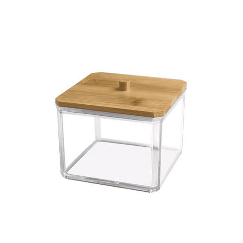 Genérico - Caja Organizadora De Cosméticos Acrílico Con Tapa Transparente, Color Transparente