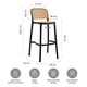 thumbnail image 4 of Pack x2 Silla Piso Bar Relan Batané Simil Esterilla Rattan, 4 of 9