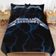 thumbnail image 1 of Metallica Everyday Sleep Fit Closure Smooth Surface Texture Duvet Cover Sets Family Use, 1 of 3