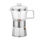 thumbnail image 1 of Cafetera Italiana Crystal Vitrex 1 Pieza Aluminio Transparente, 1 of 3