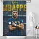 thumbnail image 3 of Kylian Mbappé Cortina de Ducha para Baño Decoración del Hogar, Cortinas de Baño Impermeables Duraderas, Cortina de Baño, Decoración de Baño para Adultos Niñas Niños, Regalos para Casa 119cmX180cm, 3 of 6