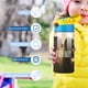thumbnail image 5 of El Valle Robado Botella de Agua con Tapa Pop Top de Un Toque, Acero Inoxidable, a Prueba de Fugas, para Deportes, Botella Infantil azul 12 oz, 5 of 6