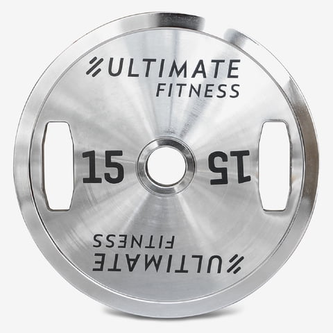 Ultimate Fitness - Disco Olímpico Steel Pro 15 Kg
