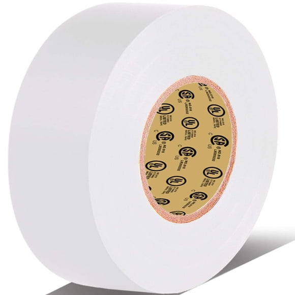 Cinta aislante LYLTECH 20 m x 1,9 cm 0,18 mm blanca