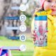 thumbnail image 5 of Baby Riki Botella de Agua con Tapa Pop Top de Un Toque, Acero Inoxidable, a Prueba de Fugas, para Deportes, Botella Infantil azul 12 oz, 5 of 6