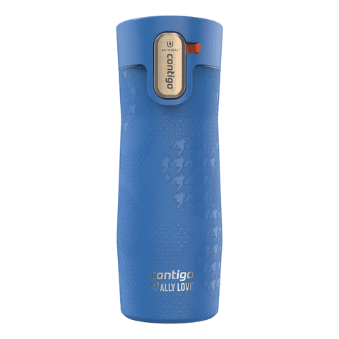 Contigo® - Vaso Térmico Contigo 473Ml Mug Allylove Autoseal De Acero Inoxidable Vaso Color Azul