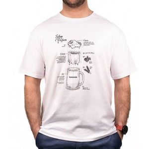 Kunstmann - Polera Schop Perfecto Colores Blanca L Hombre