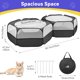 thumbnail image 3 of Corral para animales pequeños Pawaboo 210 x 120 x 50 cm con unión de cremalleras, 3 of 8
