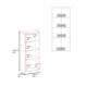 thumbnail image 3 of Biblioteca Eco Joy 2 Puertas 4 Niveles Blanco, 3 of 8