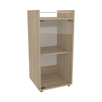 Fmfurniture - Bar Bajo 1 Puerta Cierre Iman 81,3X38,1X37,6 Cm Café Claro