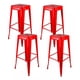 thumbnail image 1 of Pack de 4 Pisos Taburetes Tolix Altos - Rojo, 1 of 3