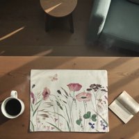 Top Lucky - Set 6 Individuales De Lino 35X45 Repelente A Liquido-Antimancha Md19