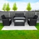 thumbnail image 2 of Set Terraza 4 Piezas Sorrento Mesa + Sillon Negro, 2 of 6