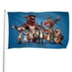 thumbnail image 1 of Amigos Animales Bandera impresa con temática, regalo perfecto para fanáticos, amigos y familiares, y adecuada para actividades al aire libre e interiores, decoraciones de fiesta. 120*180CM, 1 of 6