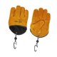 thumbnail image 4 of Guantes Resistentes Al Calor Guantes Para Fogatas Para Asar, Manipular, Atrapar Y Limpiar Amarillo, 4 of 5