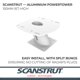 thumbnail image 2 of Powertower Scanstrut APT-150-01 de aluminio para radomos, conjunto abierto y pequeña antena SATCOM/T, 2 of 6