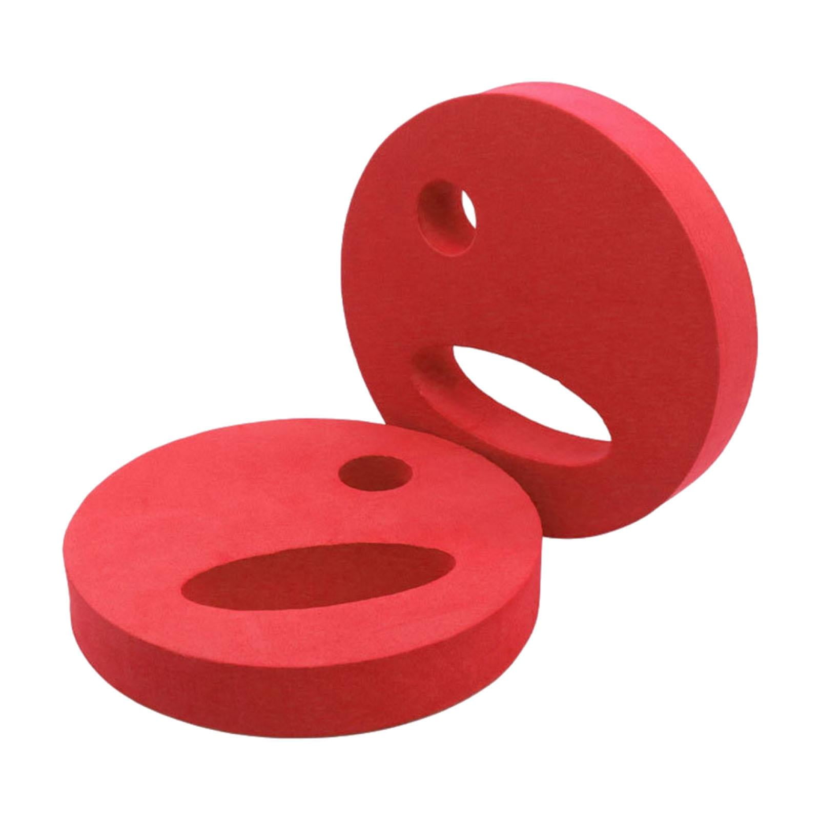 Magideal - Discos De Ejercicio Acuático (paquete De 2), Equipo Aeróbico, Entrenamiento De Natación, Fácil De Sostener, Resistencia Subacuática, Tabla De Natación Rojo