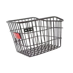 Ioensy - Cesta Trasera Para Bicicleta Cesta De Hierro Para Bicicleta Para Andar Al Aire Libre La Mayoría De Los Portabicicletas Traseros