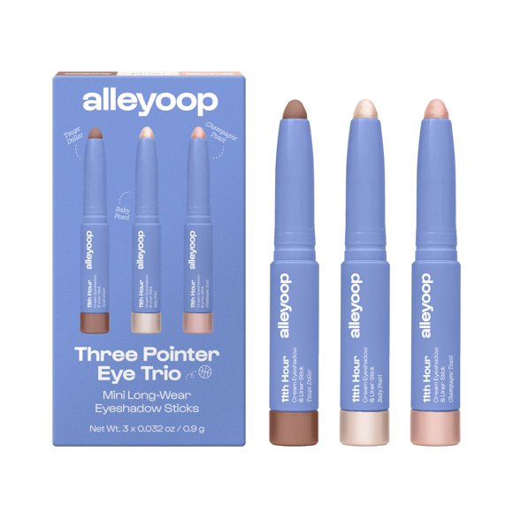 Set de 3 barras de sombra de ojos ALLEYOOP – Trío impermeable