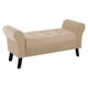thumbnail image 2 of Banqueta Baul Lua 2c Felpa 20 Beige, 2 of 6