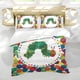thumbnail image 5 of La Oruga Muy Hambrienta Conjunto de sábanas temático, trío de piezas, cómodo y amigable con la piel, diseño único, regalo de decoración para el hogar para familiares, amigos y fans, 90 cm * 190 cm, 5 of 6