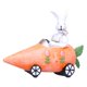 thumbnail image 4 of Resin Figurina De Automóvil De Bunny De Pascua Para Patio, Balcón, Decoración Del Patio 7.8x7x6.3 Pulgadas De Naranja, 4 of 5